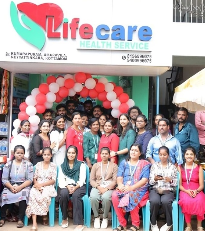 Kattakkada Staff from Lifecare Health Services Kattakada